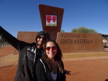 Sur la route entre Uluru et Adelaïde